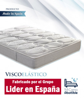Colchón viscoelástico fabricado por el Grupo Lider en España Ref CAP60000