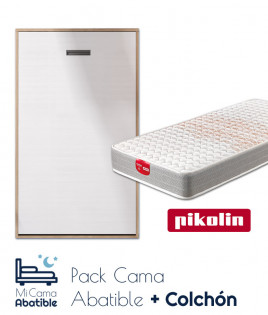 Pack Cama Abatible Vertical y Colchón Ref CAZ13000