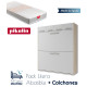 Pack Litera Abatible Horizontal con Altillo y Colchones Ref CAZ21000